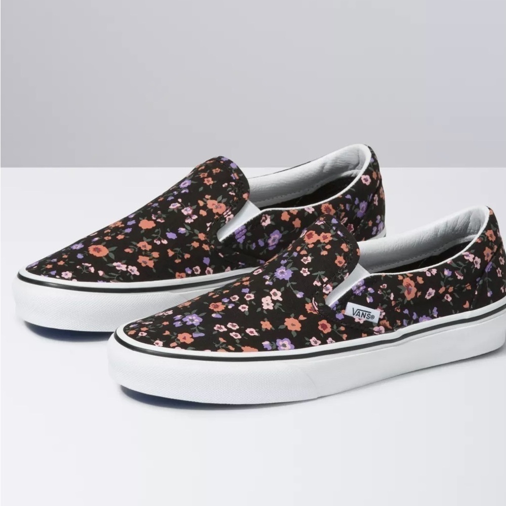 Vans Classic Slip On Floral - size 5.5​​ - Picture 2 of 11